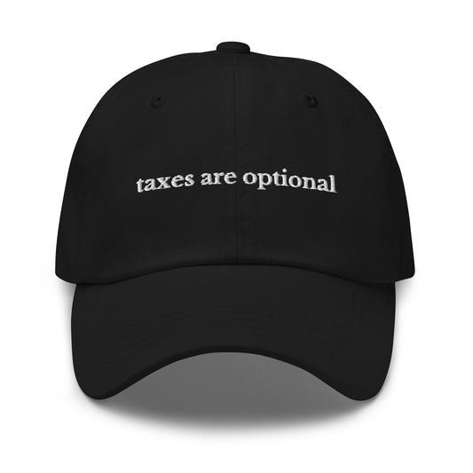 taxes are optional cap