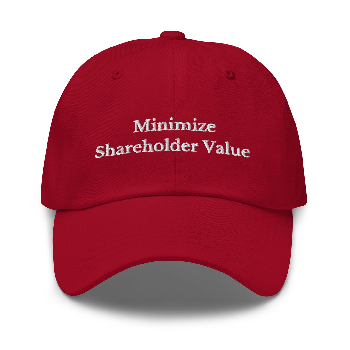 Minimize Shareholder Value Cap