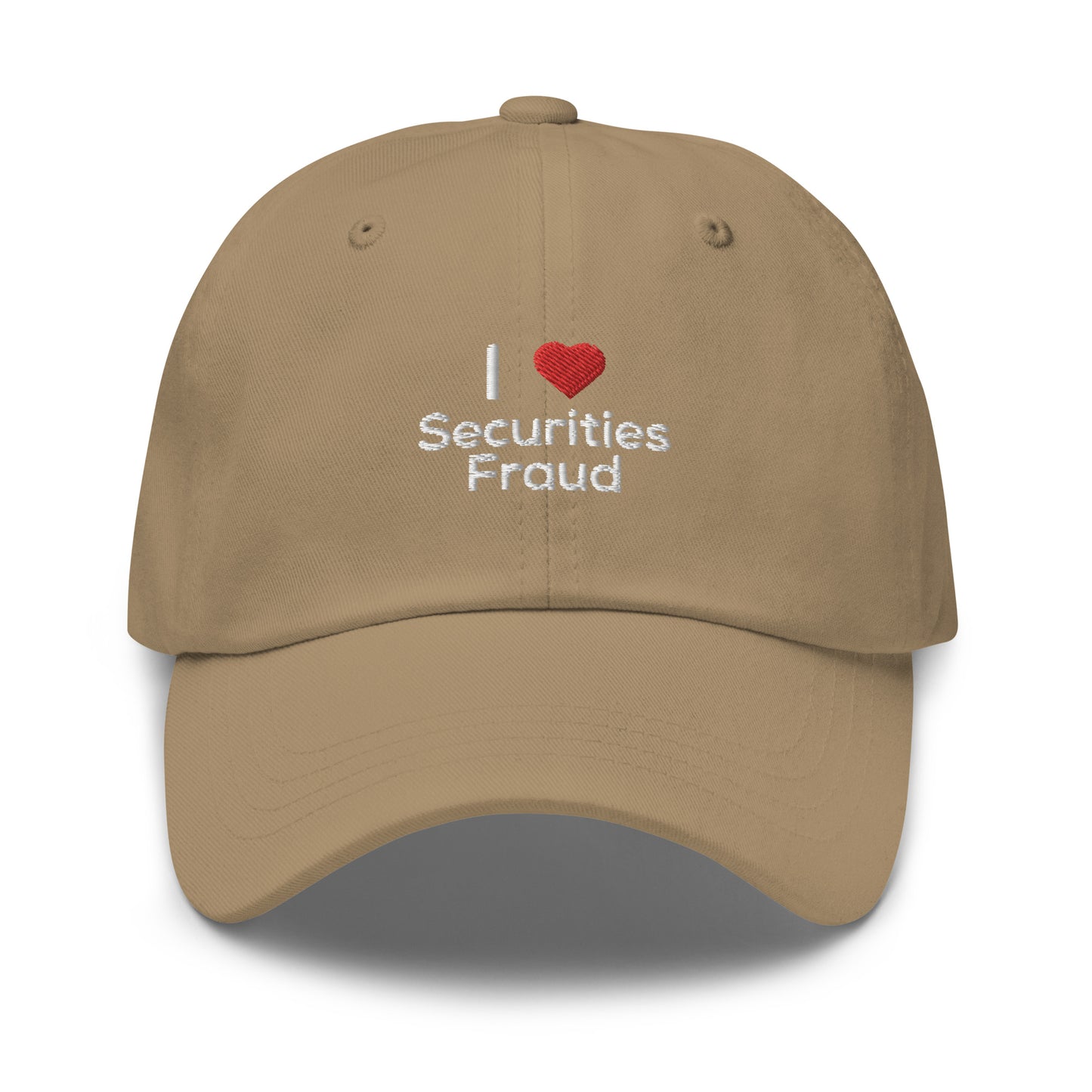 I <3 Securities Fraud Cap