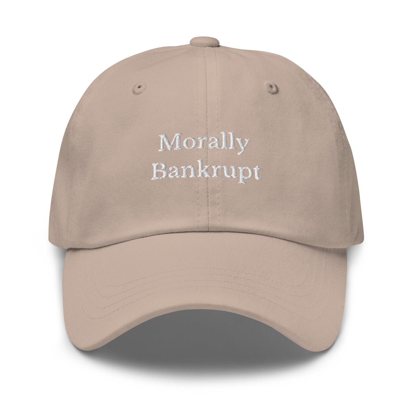 Morally Bankrupt Cap