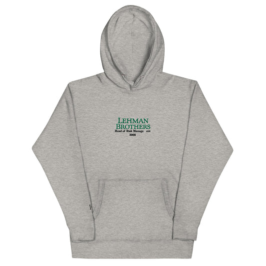 Sudadera con capucha bordada 'Lehman Brothers'